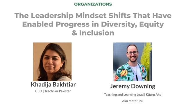 Preview image for the video "The Leadership Mindset Shifts That Have Enabled Progress in Diversity, Equity &amp; Inclusion".