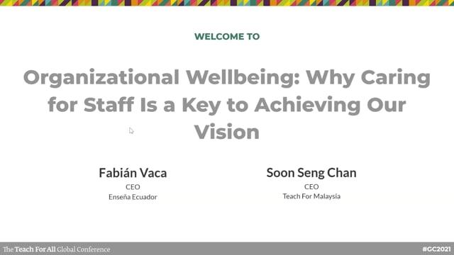 Preview image for the video "Organizational Wellbeing: Why Caring for Staff Is a Key to Achieving Our Vision – Cycle B".