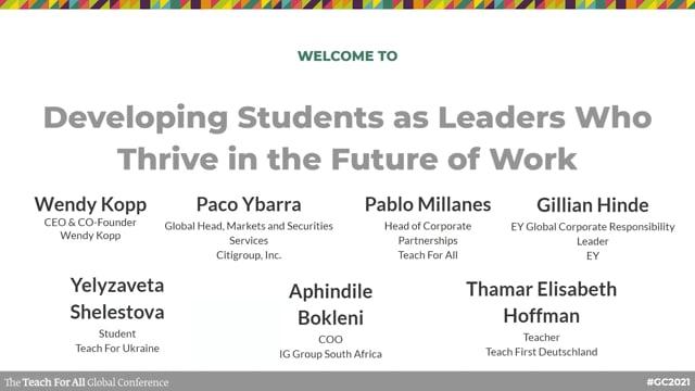 Preview image for the video "Developing Students Who Thrive as Leaders in the Future of Work - Cycle B".
